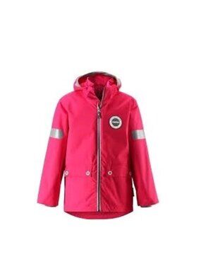 ReimaTec Symppis Waterproof Jacket Girls Size 9 Hot Pink Reima